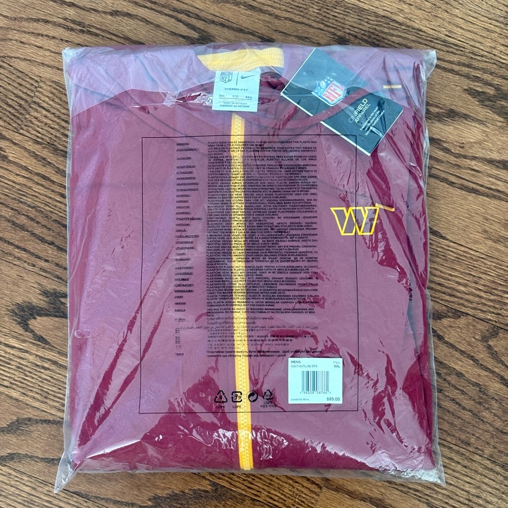 Nike Therma-Fit NFL OnField Washington Commanders Jacket
